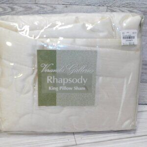 VERANDA Galleries RHAPSODY Pillow Sham 1 New Old Stock
